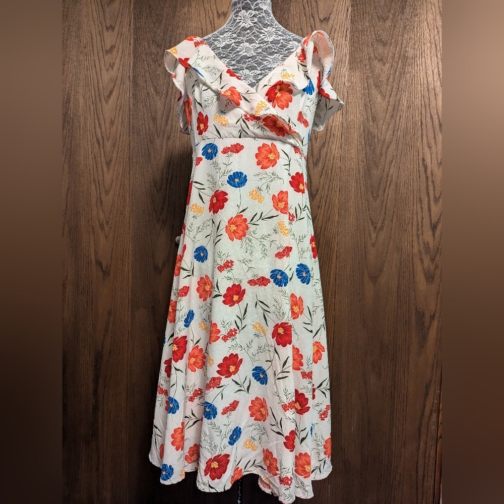 Midi Floral Dress - Picture 2 of 8